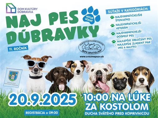 Naj pes Dúbravky 🐶